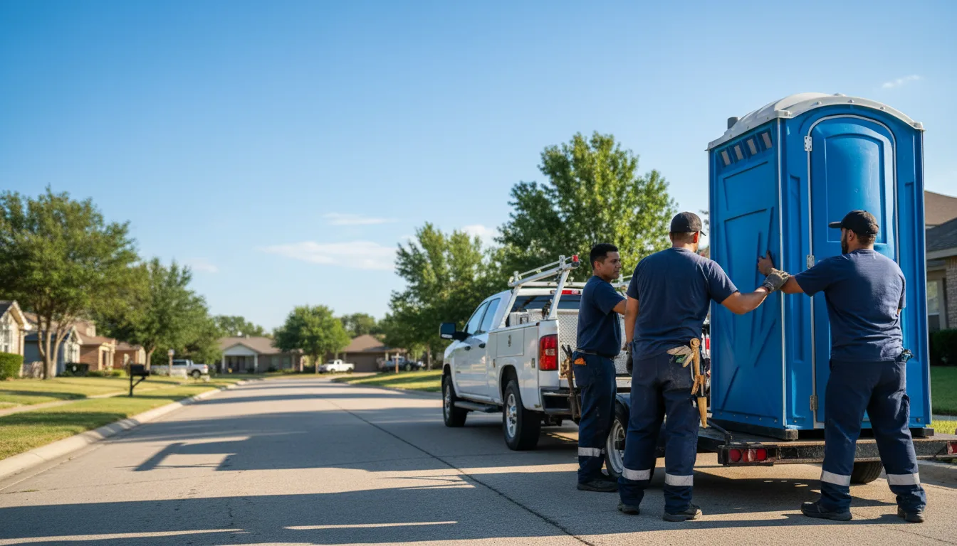 Portable Toilet Rental in Doucette, TX near me